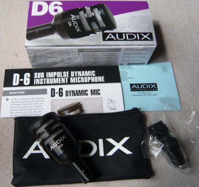 Photo annonce AUDIX D6