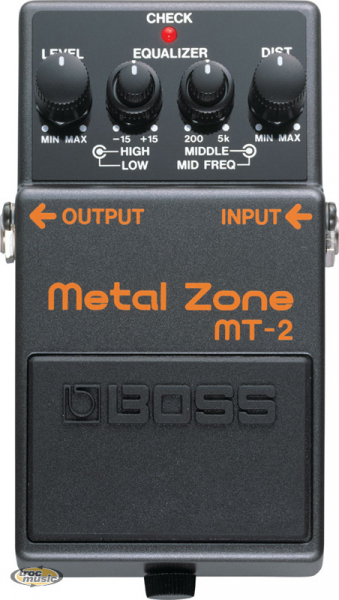 Photo : Boss     MT2     Metal Zone pedale de distortion