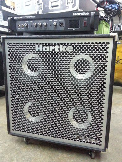 Photo : HARTKE         LH500 Tete + baffle basse HX410