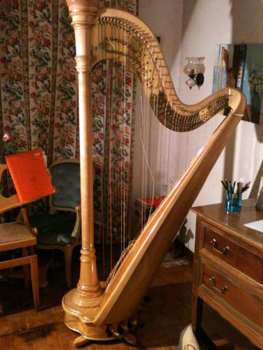 Photo : Harpe   Camac    de concert table large