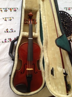 Photo : Violon  d etude  demi debutant avec archet