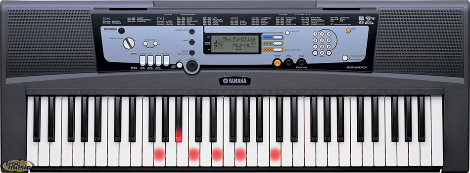 Photo : YAMAHA    EZ     200 Clavier arrangeur