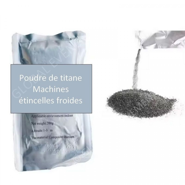 Photo : LOT   de   2    Sachets poudre Machine a etincelle