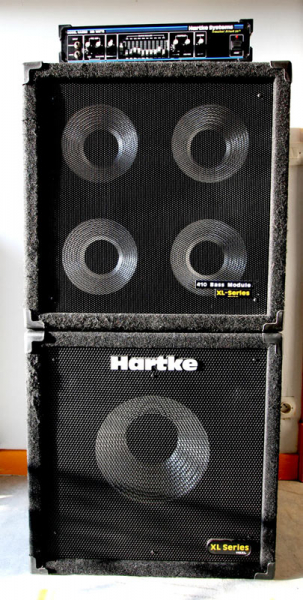 Photo annonce Ampli Basse HARTKE HA3500 & 410Xl & 115XL