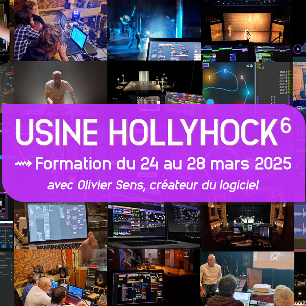 Photo : Formation Usine Hollyhock 6 avec Olivier Sens